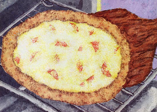 An organic pizza made at home from real ingredients in far more tasty and nutritious than anything you can have delivered.